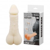 Мастурбатор-насадка Bigger Man - 21,5 см. - Baile - в Ярославле купить с доставкой