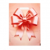 Пакет с принтом в виде банта с вырубной ручкой (30х40 см) - Сима-Ленд - купить с доставкой в Ярославле