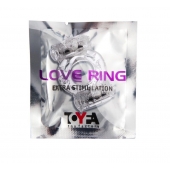 Прозрачное виброкольцо с двумя вибропульками - Toyfa Basic - в Ярославле купить с доставкой