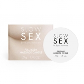 Массажная свеча для всего тела Slow Sex - 50 гр. - Bijoux Indiscrets - купить с доставкой в Ярославле