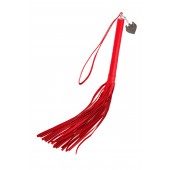 Красная кожаная плеть с петлёй - 50 см. - Pecado - купить с доставкой в Ярославле