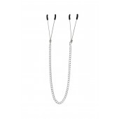 Зажимы на соски «Вилки» на цепочке - Pecado - купить с доставкой в Ярославле