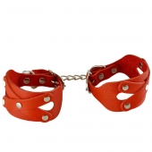Красные наручники «Цезарь» - Sitabella - купить с доставкой в Ярославле