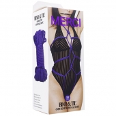 Фиолетовая верёвка для связывания и фиксации Bind Tie - 15,24 м. - Doc Johnson - купить с доставкой в Ярославле