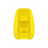 Желтый мастурбатор-яйцо Bisedze - LoveStore - в Ярославле купить с доставкой