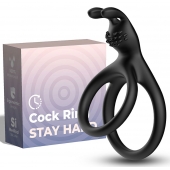 Черное эрекционное кольцо с подхватом мошонки - Boys of Toys - в Ярославле купить с доставкой