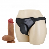 Страпон с универсальным поясом Fogg - 17,5 см. - Baile - купить с доставкой в Ярославле