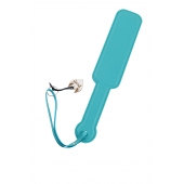 Голубой кожаный пэддл - 37 см. - Pecado - купить с доставкой в Ярославле