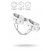 Белые узкие наручники-браслеты со скруглёнными углами - Pecado - купить с доставкой в Ярославле