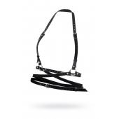 Черная кожаная портупея «Осанка» - Pecado - купить с доставкой в Ярославле