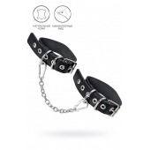 Черные оковы из одного ремешка с люверсами - Pecado - купить с доставкой в Ярославле