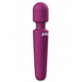 Фиолетовый жезловый вибромассажер Dreaming Wand - 20 см. - Lola Games