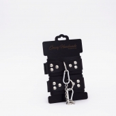 Черные кожаные наручники с регулируемыми ремешками - Crazy Handmade - купить с доставкой в Ярославле