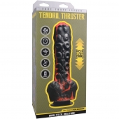 Черно-красная мини-машина на присоске Tendril Thruster - 21,6 см. - Doc Johnson - купить с доставкой в Ярославле