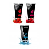 Набор из 3 лубрикантов JUJU (увлажняющий, клубника, малина) - JuJu - купить с доставкой в Ярославле