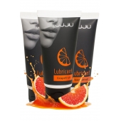 Набор из 3 съедобных лубрикантов JUJU со вкусом грейпфрута - JuJu - купить с доставкой в Ярославле