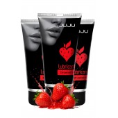 Набор из 3 съедобных лубрикантов JUJU со вкусом клубники - JuJu - купить с доставкой в Ярославле