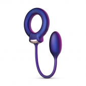 Фиолетовое эрекционное виброкольцо с анальным шариком Eclipse - ONE DC B.V. - в Ярославле купить с доставкой