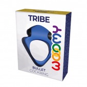 Синее эрекционное кольцо Wooomy Tribeс с вибрацией - Adrien Lastic - в Ярославле купить с доставкой