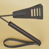 Черный кожаный стек «Сириус» - 60 см. - Sitabella - купить с доставкой в Ярославле