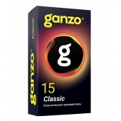 Классические презервативы с обильной смазкой Ganzo Classic - 15 шт. - Ganzo - купить с доставкой в Ярославле
