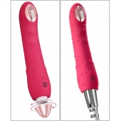 Малиновая насадка на душ с вибрацией Showers to orgasm - 20,1 см. - Orion - купить с доставкой в Ярославле