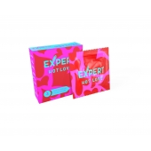 Презервативы с разогревающим эффектом Expert Hot Love - 3 шт. - Expert - купить с доставкой в Ярославле
