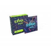 Светящиеся в темноте презервативы Expert Neon - 3 шт. - Expert - купить с доставкой в Ярославле
