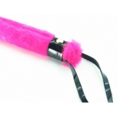 Нежная плеть с розовым мехом BDSM Light - 43 см. - БДСМ Арсенал - купить с доставкой в Ярославле