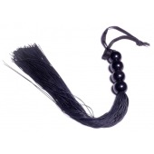 Черная силиконовая плеть - 37 см. - Boys of Toys - купить с доставкой в Ярославле