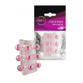 Прозрачная сквозная насадка на пенис с цветными шариками - Erowoman-Eroman - в Ярославле купить с доставкой