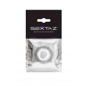 Эластичное эрекционное кольцо с длинными черными «ресничками» - Sextaz - в Ярославле купить с доставкой