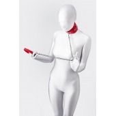 Красный ошейник с подкладкой из меха - ToyFa - купить с доставкой в Ярославле