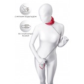 Красный ошейник с подкладкой из меха - ToyFa - купить с доставкой в Ярославле