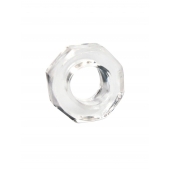 Прозрачное эрекционное кольцо в форме гайки - Sex Expert - в Ярославле купить с доставкой