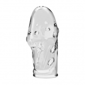 Прозрачная насадка на пенис Booker - 8 см. - Baile - в Ярославле купить с доставкой