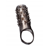 Дымчатая насадка на пенис с выпуклостями - 12 см. - Sex Expert - в Ярославле купить с доставкой