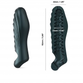 Серая силиконовая насадка на пенис с подхватом Manwan Ryzer - Manwan - в Ярославле купить с доставкой