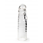 Прозрачная закрытая насадка на член - 15 см. - Sex Expert - в Ярославле купить с доставкой