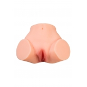 Телесный реалистичный мастурбатор-полуторс с 2 любовными входами - No Name - в Ярославле купить с доставкой