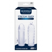 Набор из 2 прозрачных насадок на член Seductive Tickler Sleeves Set - NMC - в Ярославле купить с доставкой