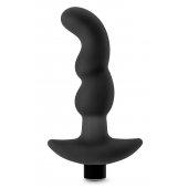 Черный вибромассажер простаты Prostate Massager 03 - 15,2 см. - Blush Novelties - в Ярославле купить с доставкой