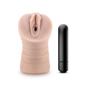 Телесный мастурбатор-вагина Ayumi с вибрацией - Blush Novelties - в Ярославле купить с доставкой