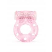 Розовое эрекционное виброкольцо с бабочкой - 1137 - в Ярославле купить с доставкой