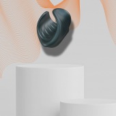 Серый сквозной мастурбатор с вибрацией Manwan Starter - Manwan - в Ярославле купить с доставкой