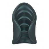 Серый сквозной мастурбатор с вибрацией Manwan Starter - Manwan - в Ярославле купить с доставкой