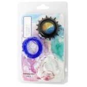 Набор из 3 эрекционных колец разного цвета и рельефа - Boys of Toys - в Ярославле купить с доставкой