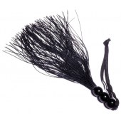 Черная силиконовая плетка - 25,4 см. - Boys of Toys - купить с доставкой в Ярославле