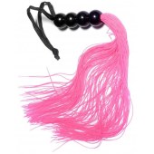 Розовая силиконовая плеть - 35,5 см. - Boys of Toys - купить с доставкой в Ярославле