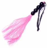 Розовая силиконовая плеть - 35,5 см. - Boys of Toys - купить с доставкой в Ярославле